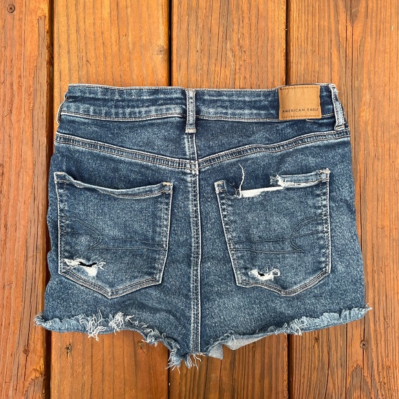 Dark Blue American Eagle Jean Shorts - Picture 2 of 2